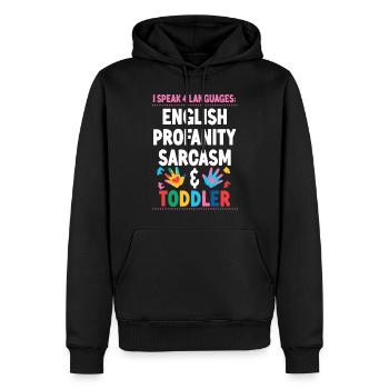 Childcare Daycare Provider Teacher - Men’s Premium Organic Hoodie - black - Front - Nico (187cm)
