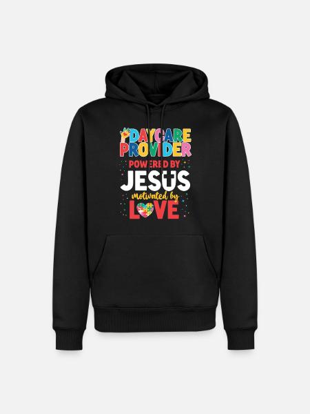 Childcare Daycare Provider Teacher - Men’s Premium Organic Hoodie - black
