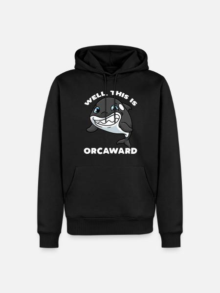 Schwertwal Orca Delfin Killerwal - Männer Premium Bio Hoodie - Schwarz