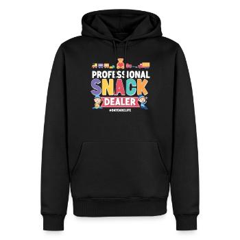 Fournisseur de services de garde d’enfants Enseignant - Sweat à capuche Premium bio Homme - noir - Devant - Nico (187cm)