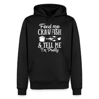 Krebse Kochen Topf Schwänze Krabben Hummer - Männer Premium Bio Hoodie - Schwarz - Vorne - Nico (187cm)