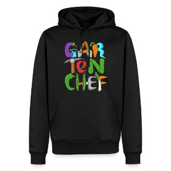 Gartenchef Gartenbau Garten Hobbygärtner Gärtner - Männer Premium Bio Hoodie - Schwarz - Vorne - Nico (187cm)