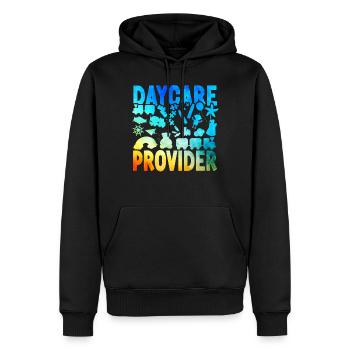 Childcare Daycare Provider Teacher - Men’s Premium Organic Hoodie - black - Front - Nico (187cm)