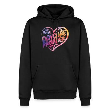 Childcare Daycare Provider Teacher - Men’s Premium Organic Hoodie - black - Front - Nico (187cm)