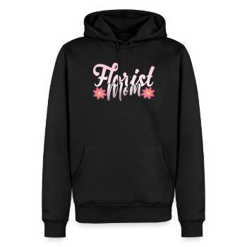 Floristin Mama Florist Blumenladen Blume Pflanze - Männer Premium Bio Hoodie - Schwarz - Vorne - Nico (187cm)