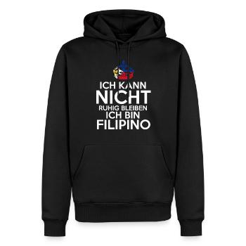 Philippinen Filipino Philippinisches - Männer Premium Bio Hoodie - Schwarz - Vorne - Nico (187cm)