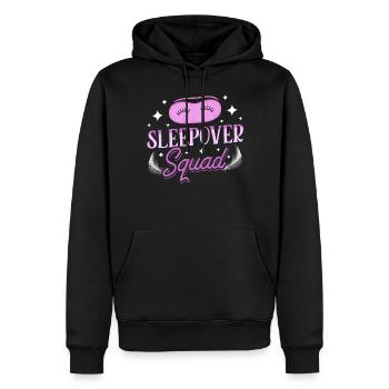 Équipe de nuit Équipe Sweet Party Nuitée - Sweat à capuche Premium bio Homme - noir - Devant - Nico (187cm)