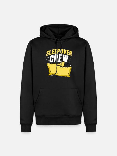 Nuit en équipe Nuitée - Sweat à capuche Premium bio Homme - noir