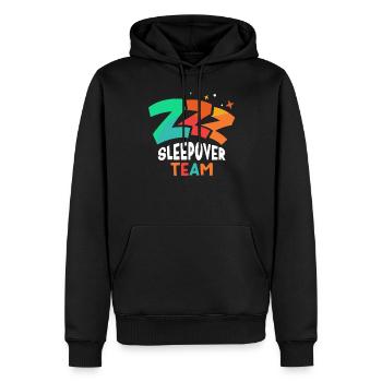 Nuitée Équipe Nuitée Sweet - Sweat à capuche Premium bio Homme - noir - Devant - Nico (187cm)