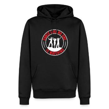 Dance Like No One Is Watching - Männer Premium Bio Hoodie - Schwarz - Vorne - Nico (187cm)
