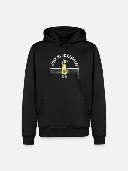 Holy Blockamole - Men’s Premium Organic Hoodie - black