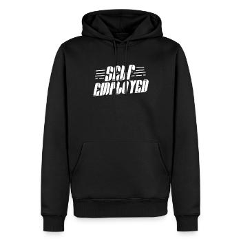 Selbstständig Freelancer Freiberufler - Männer Premium Bio Hoodie - Schwarz - Vorne - Nico (187cm)