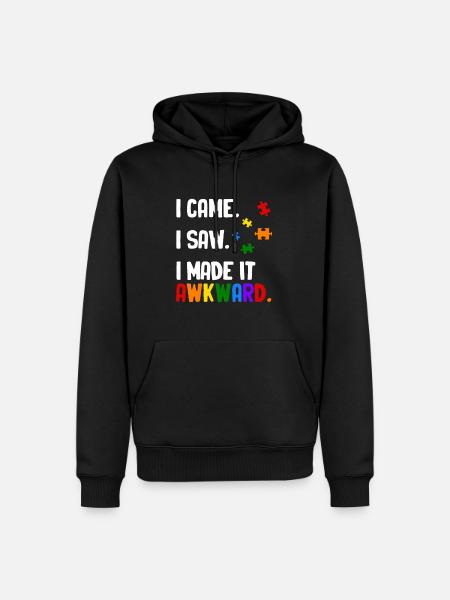 Autism - Men’s Premium Organic Hoodie - black