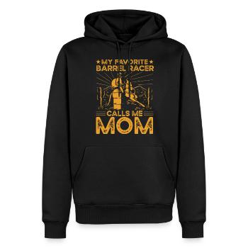 Barrel Racer Mom - Männer Premium Bio Hoodie - Schwarz - Vorne - Nico (187cm)