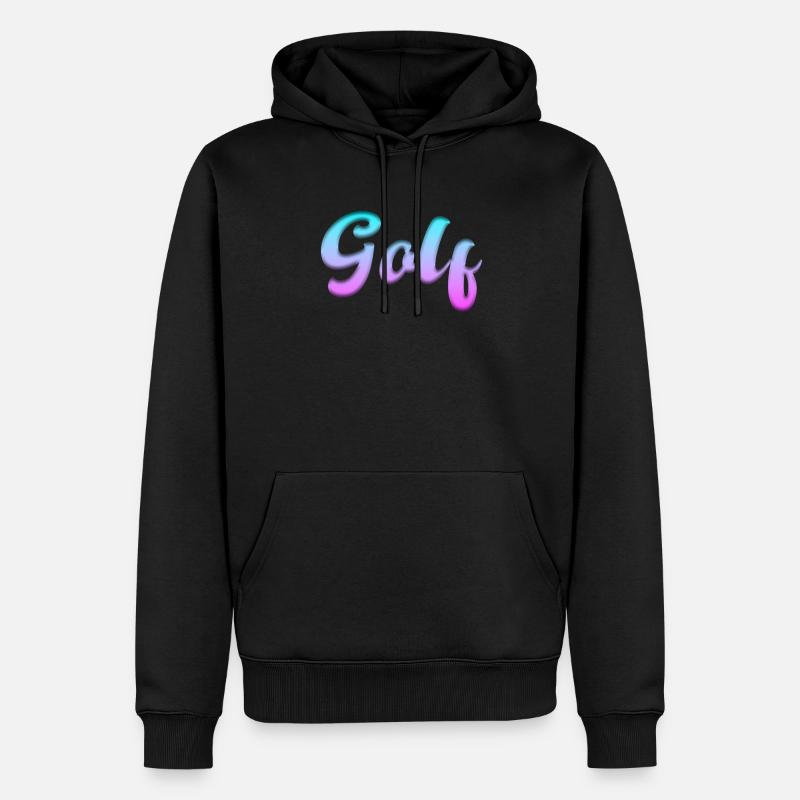 Golfe - Sweat à capuche Premium bio Homme - noir
