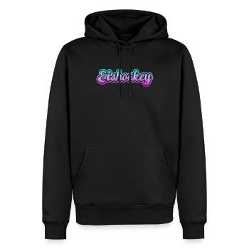 Eishockey - Männer Premium Bio Hoodie - Schwarz - Vorne - Nico (187cm)