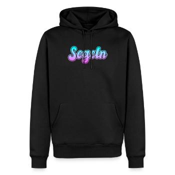 Segeln - Männer Premium Bio Hoodie - Schwarz - Vorne - Nico (187cm)
