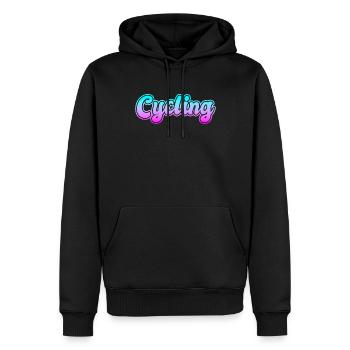 ciclismo Ciclismo - Felpa con cappuccio ecologica premium da uomo - nero - Fronte - Nico (187cm)