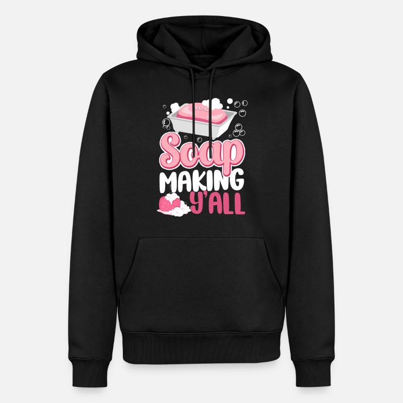 Soap Making Crafting Soap Making - Männer Premium Bio Hoodie - Schwarz