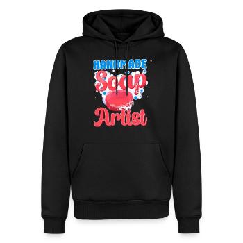 Soap Making Crafting Handmade Soap - Männer Premium Bio Hoodie - Schwarz - Vorne - Nico (187cm)