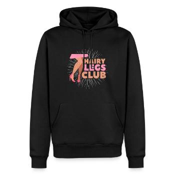 Féminisme féministe Autonomisation des femmes Genre Filles - Sweat à capuche Premium bio Homme - noir - Devant - Nico (187cm)