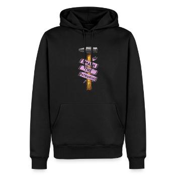 Smash The Patriarchy Feminist Women Empowerment - Sweat à capuche Premium bio Homme - noir - Devant - Nico (187cm)