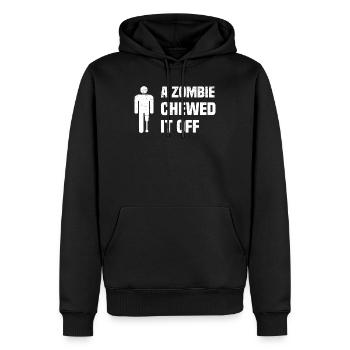 Fauteuil roulant amputé pour prothèses invalides - Sweat à capuche Premium bio Homme - noir - Devant - Nico (187cm)