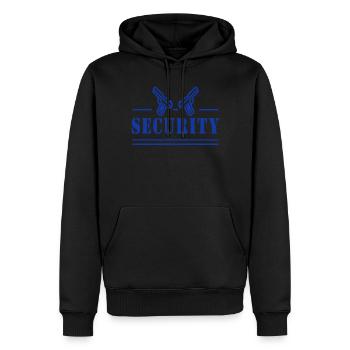 Security Bouncer Security Security Guard - Men’s Premium Organic Hoodie - black - Front - Nico (187cm)