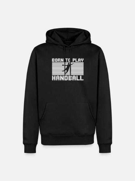 Handball - Men’s Premium Organic Hoodie - black