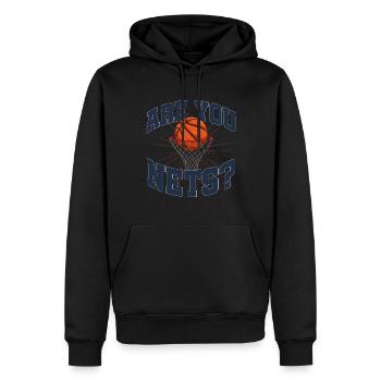 Êtes-vous des filets? Basketball Hoops Ball Life Dunk - Sweat à capuche Premium bio Homme - noir - Devant - Nico (187cm)