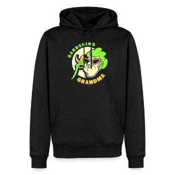 Gartenarbeit Oma Garten Gärtnerin Großmutter - Männer Premium Bio Hoodie - Schwarz - Vorne - Nico (187cm)