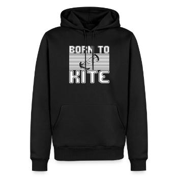 Kite Surfing - Männer Premium Bio Hoodie - Schwarz - Vorne - Nico (187cm)
