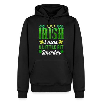 St Patrick's Day Gaelic Irish Irish - Men’s Premium Organic Hoodie - black - Front - Nico (187cm)