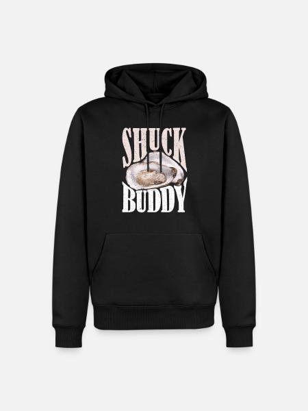 Shuck Buddy Oysters - Men’s Premium Organic Hoodie - black