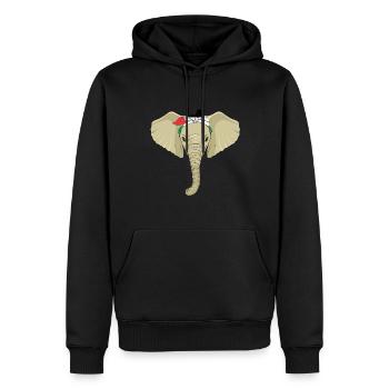 Palestine Palestine Filistin Palestinien - Sweat à capuche Premium bio Homme - noir - Devant - Nico (187cm)