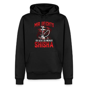 Shisha Geschenk für Wasserpfeife Shishabar Pfeife - Männer Premium Bio Hoodie - Schwarz - Vorne - Nico (187cm)