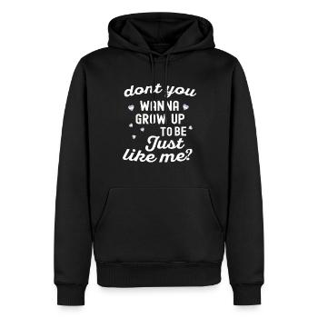 Trans Transgenre Transsexuel Cadeau Queer - Sweat à capuche Premium bio Homme - noir - Devant - Nico (187cm)