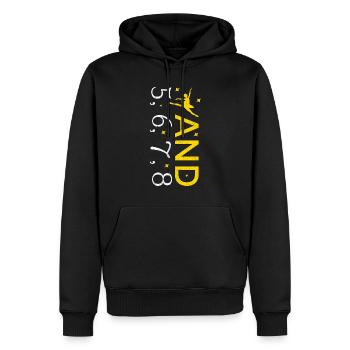Ballet Ballerina Pole Dancer Line Dance Tap Dance - Männer Premium Bio Hoodie - Schwarz - Vorne - Nico (187cm)