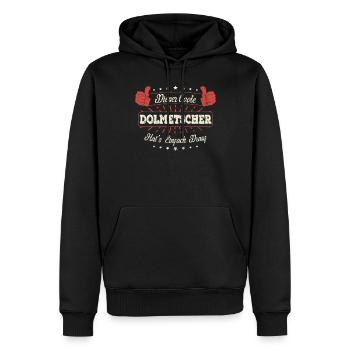 Dieser Coole Dolmetscher Geschenk Kollegen Spruch - Männer Premium Bio Hoodie - Schwarz - Vorne - Nico (187cm)