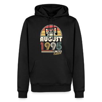 August 1995 Vintage Jahrgang Geburtstag Geschenk - Männer Premium Bio Hoodie - Schwarz - Vorne - Nico (187cm)