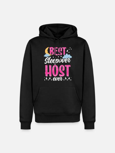 Best Overnight Host Ever Party - Men’s Premium Organic Hoodie - black