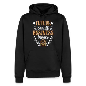 Zukünftiger Geschäftsinhaber Unternehmer Gründer - Männer Premium Bio Hoodie - Schwarz - Vorne - Nico (187cm)