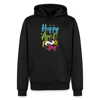 Froher Aprilscherz Tag Sarkastisch Witz April - Männer Premium Bio Hoodie - Schwarz - Vorne - Nico (187cm)