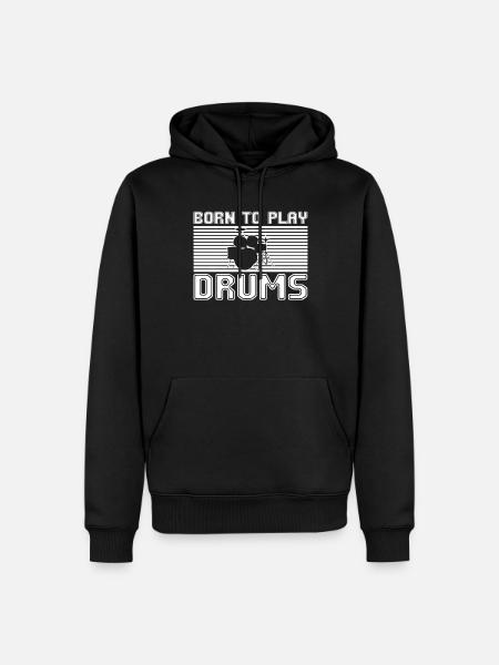 Percussion - Men’s Premium Organic Hoodie - black
