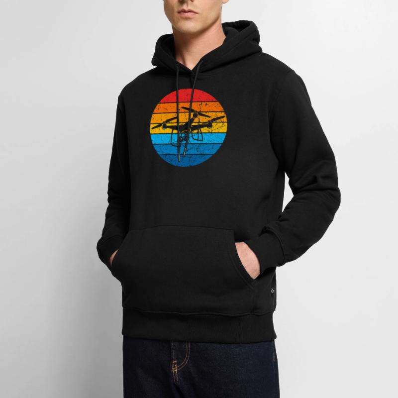 Drone Drone Pilot Drone Operator Quadcopter Men’s Premium Organic Hoodie