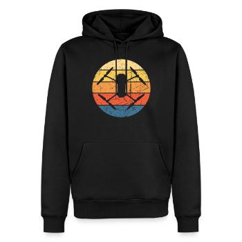 Drone Drone Pilot Drone Operator Quadcopter - Men’s Premium Organic Hoodie - black - Front - Nico (187cm)