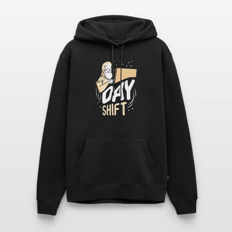 Day shift Shift work Shiftwork Men’s Premium Organic Hoodie