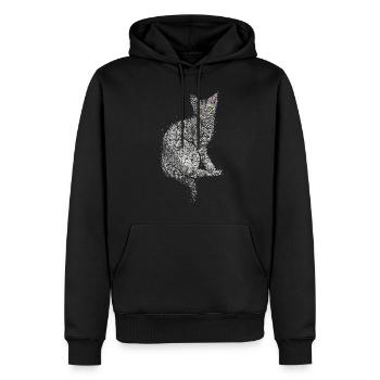 Sibirische Norwegische Waldkatze Katzenbesitzer - Männer Premium Bio Hoodie - Schwarz - Vorne - Nico (187cm)