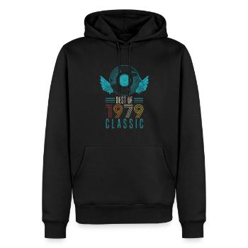 Best of 1979 Classic 43. geburtstag Schallplatte - Männer Premium Bio Hoodie - Schwarz - Vorne - Nico (187cm)