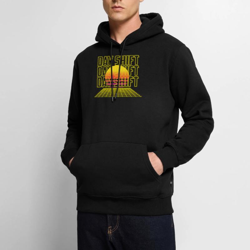 Day shift Shift work Shiftwork Men’s Premium Organic Hoodie